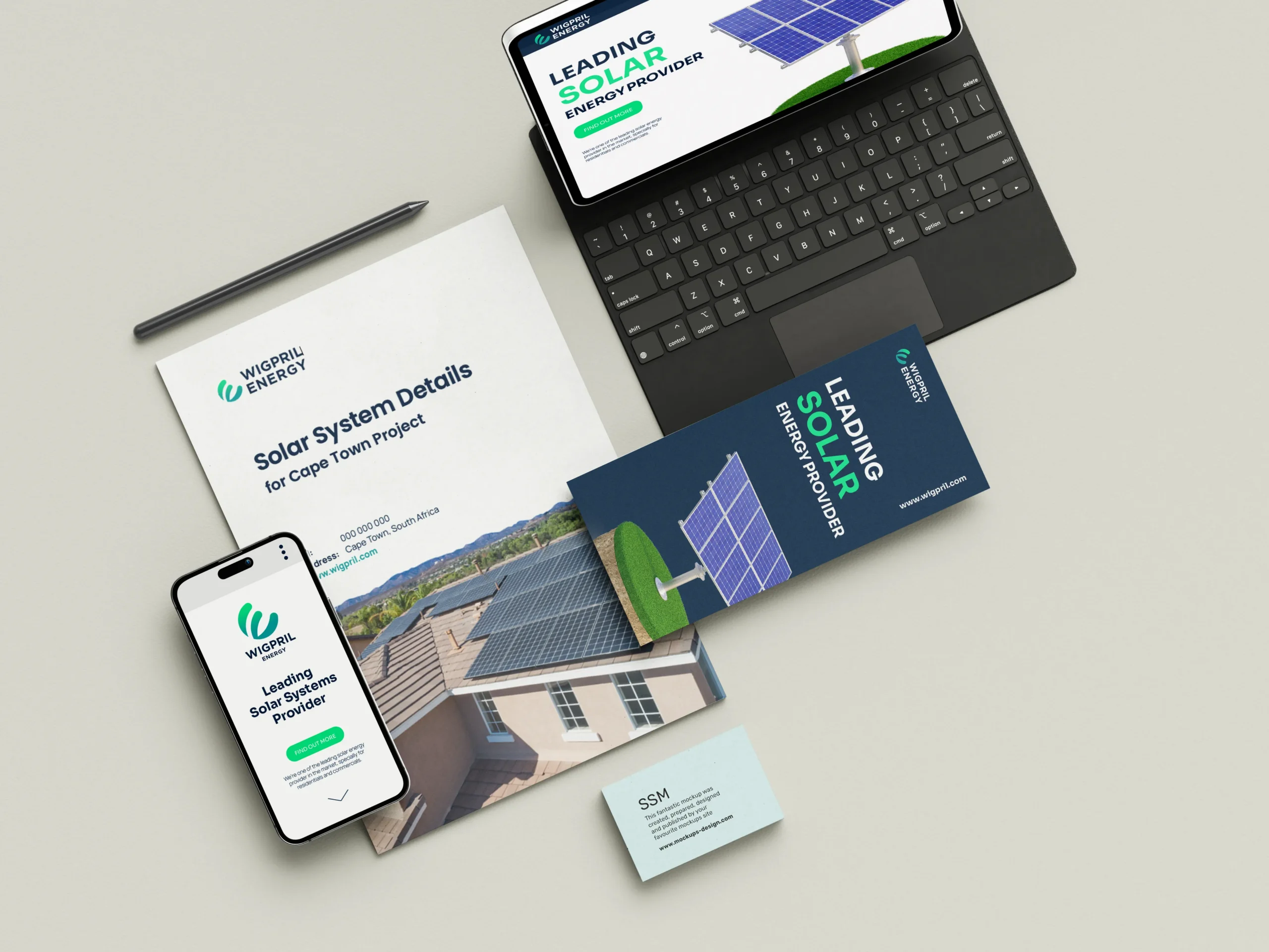 Full Brand Identity for Wigpril Energy Zambia